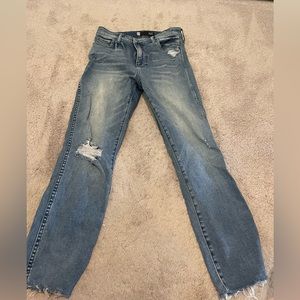 Kut from the Kloth Reese Fab Ab Ankle Straight Leg Jeans Size 0